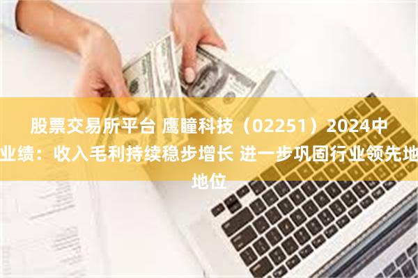 股票交易所平台 鹰瞳科技（02251）2024中期业绩：收入毛利持续稳步增长 进一步巩固行业领先地位