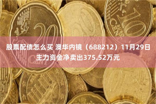 股票配债怎么买 澳华内镜（688212）11月29日主力资金净卖出375.52万元