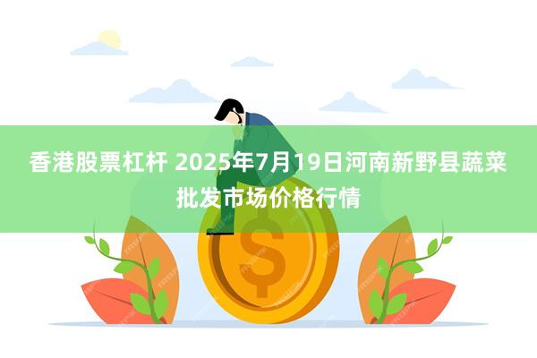 香港股票杠杆 2025年7月19日河南新野县蔬菜批发市场价格行情