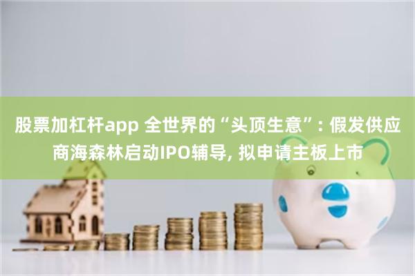 股票加杠杆app 全世界的“头顶生意”: 假发供应商海森林启动IPO辅导, 拟申请主板上市