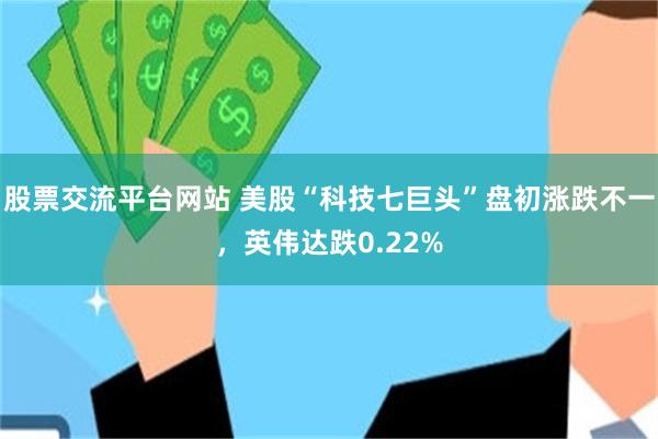 股票交流平台网站 美股“科技七巨头”盘初涨跌不一，英伟达跌0.22%
